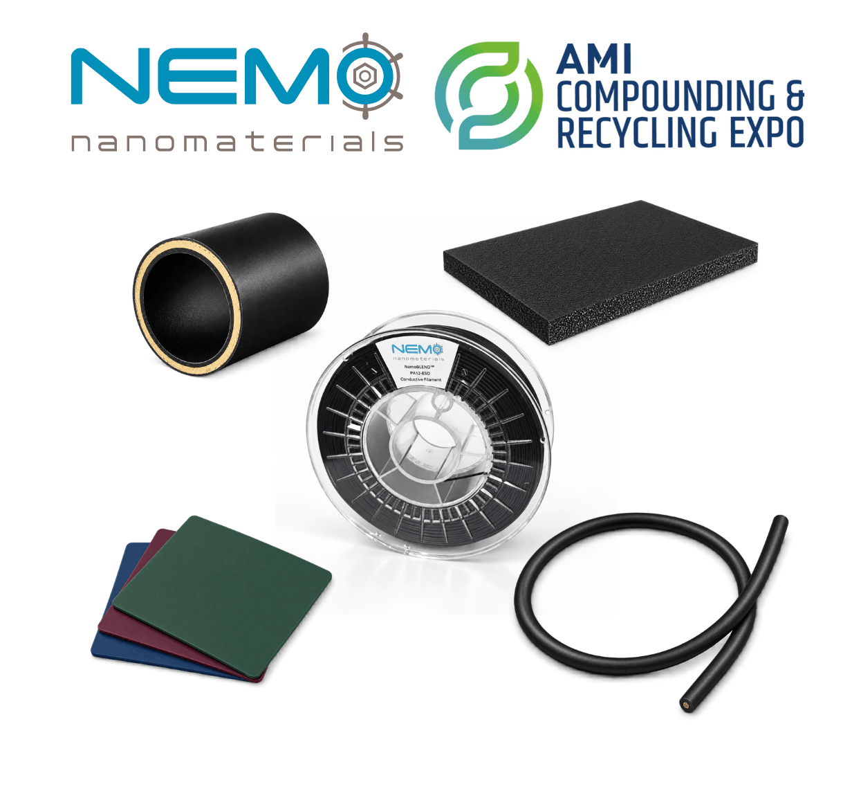 Read more about the article We’re happy to share that Nemo Nanomaterials products are being presented at AMI Compounding & Recycling Expo 2026 in Frankfurt!
